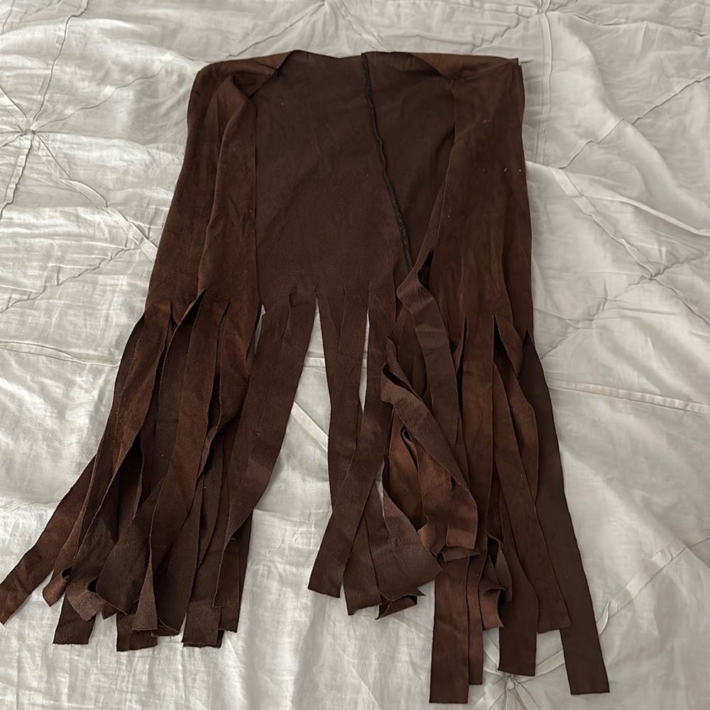 Fringe Halloween hippie vest